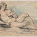 Model James Dyer as Reclining Nude